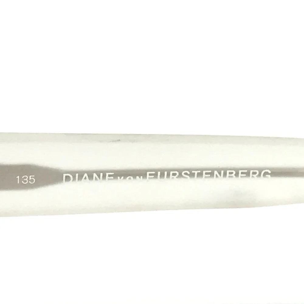 Diane Von Furstenberg Eyeglasses Frames DVF5061 001 Black Clear Square 48-17-135